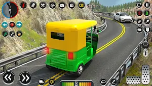 Real Rickshaw Game - Taxi Game Screenshot 1