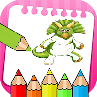 Coloring Dinosaur Kids