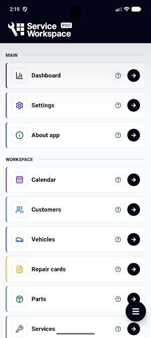 Service Workspace PRO Screenshot 0
