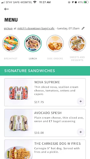 Mitch's Bagels Screenshot 2