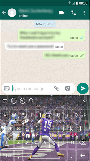 Adam Thielen Vikings Keyboard NFL 2020 For Lovers Screenshot 2