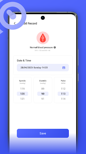 Blood Pressure Tracker Screenshot 2
