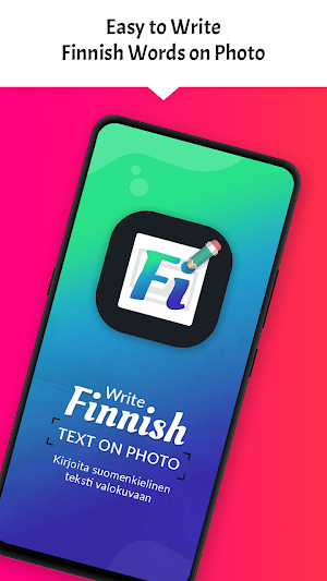 Write Finnish Text on photo Screenshot 0