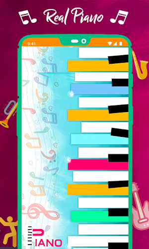 Real Piano keyboard Perfect piano musical keyboard Screenshot 3