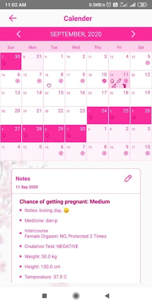 My Period Tracker - Period Calendar & Ovulation Screenshot 1