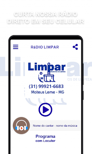 Rádio Limpar Screenshot 0