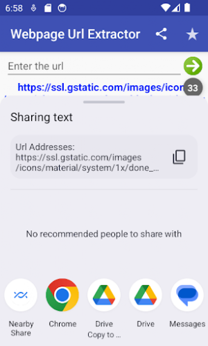 Webpage Url Extractor Screenshot 2