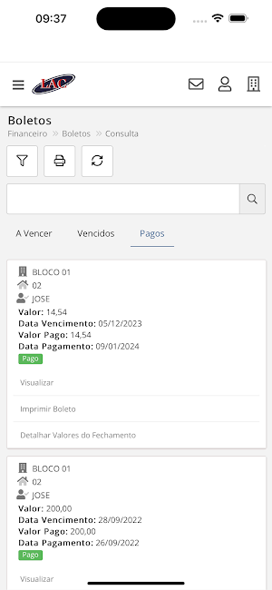 LAC Condomínios Screenshot 3