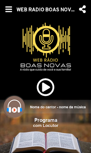 WEB RÁDIO BOAS NOVAS Screenshot 1