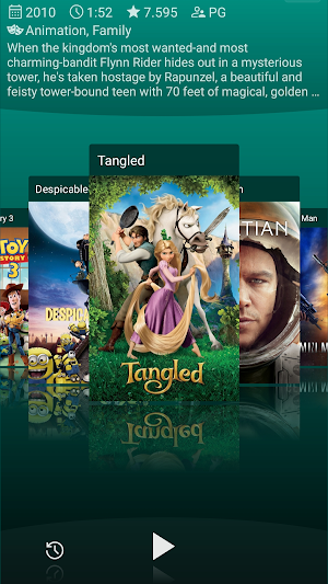 Rekindle 3D video player Screenshot 2