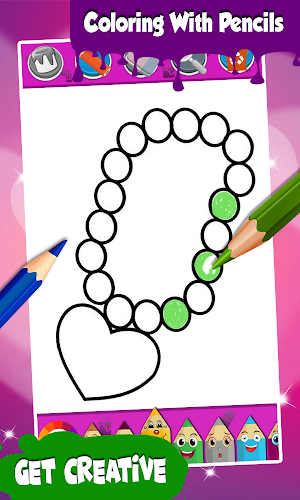 Diamond Glitter Coloring Book Screenshot 2