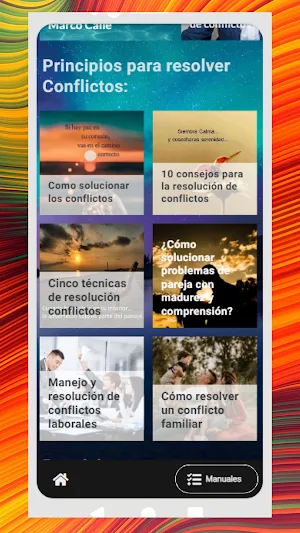 Resolución de Conflictos Screenshot 3