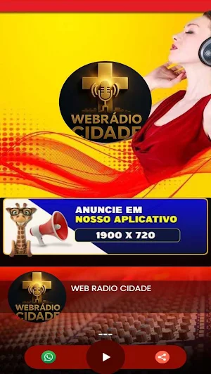 Web Rádio Cidade Screenshot 0