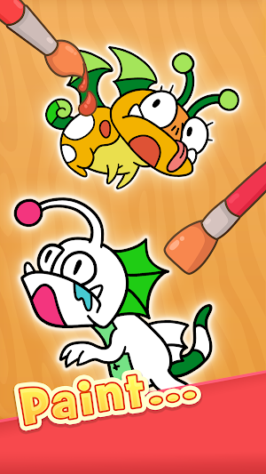 Paint & Place: Coloring Games Screenshot 0
