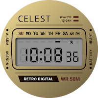 CELEST5529 Retro Digital Watch