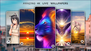 Live 4K Wallpaper & Edge Light Screenshot 2