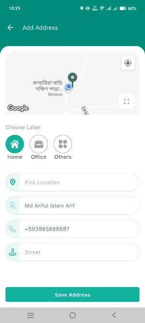 MUEVEFACIL APP Screenshot 1
