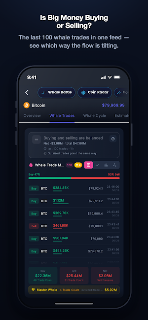 Fluxion: Crypto Whale Signals Screenshot 2