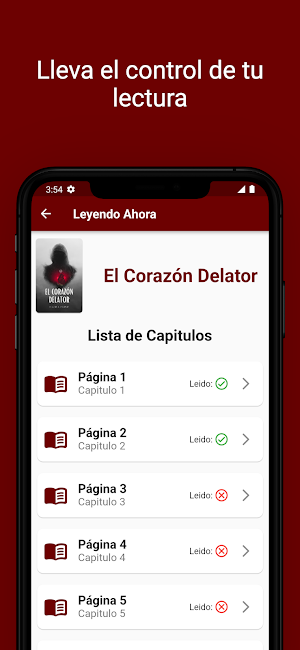 El Corazón Delator - Cuento Screenshot 2