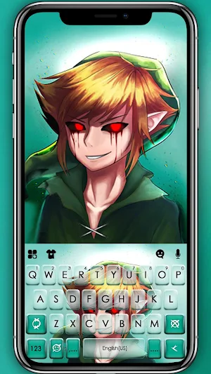 Creepy Ben Drowned Keyboard Theme Screenshot 0