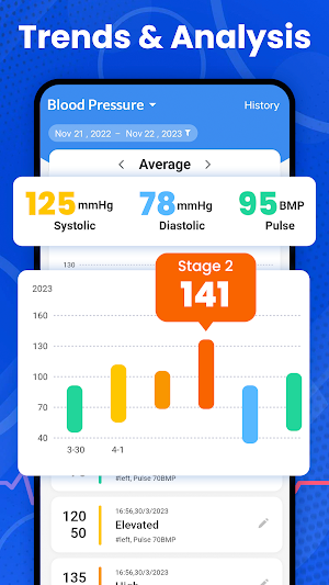 Blood Pressure - BP Monitor Screenshot 3