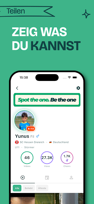 TalentOne – Get Discovered Screenshot 3