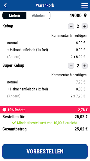Efem Schnellrestaurant Screenshot 1