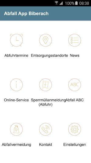 Abfall App Biberach Screenshot 0