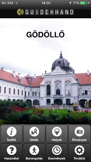 Gödöllő GUIDE@HAND Screenshot 1