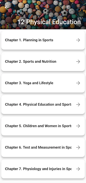 Class 12 Physical Education Screenshot 1