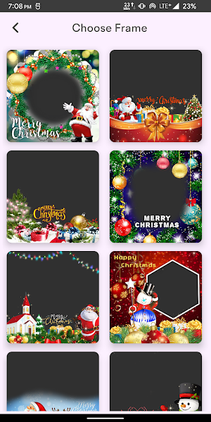 Christmas Photo Editor Screenshot 2