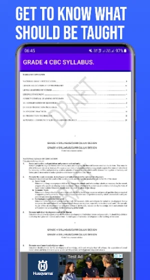 Grade 4 CBC Syllabus Guide Screenshot 1