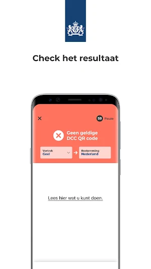 DCC cross border Scanner app NL Screenshot 3