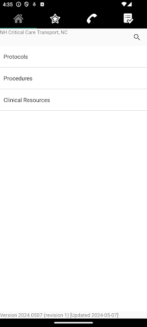 NH Critical Care Transport Screenshot 2