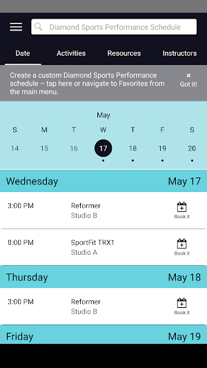 Diamond Sports Performance Screenshot 2