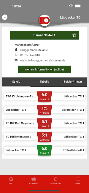 Lübbecker TC Screenshot 2