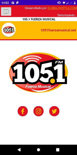 105.1 FUERZA MUSICAL Screenshot 0
