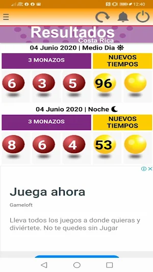 JPS Costa Rica Resultados Screenshot 2