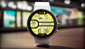 DIGI SATURON WD164 Watch face Screenshot 1