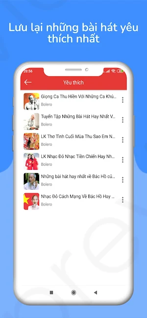 Nhạc Đỏ - Nhạc Cách Mạng & Nhạc Tiền Chiến Screenshot 3