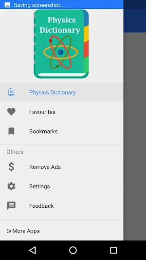 Physics Dictionary Screenshot 0