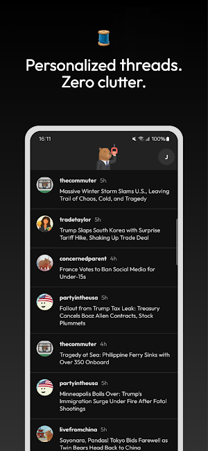 The Commuter - News digest Screenshot 1