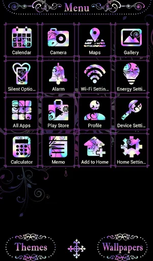 Stylish Theme Galaxy Butterfly Screenshot 1