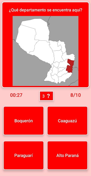 Mapa de Paraguay - Quiz Screenshot 0