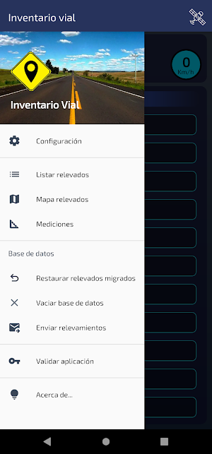 Inventario Vial Screenshot 0