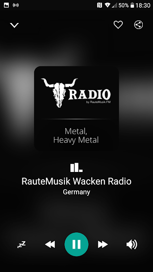 Heavy metal radios Screenshot 2