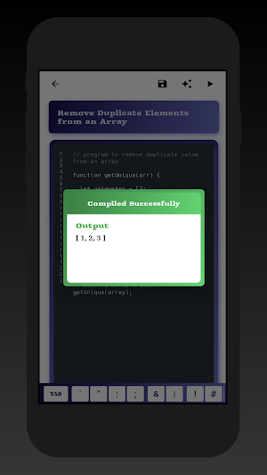 JavaScript Compiler - Compile JS Programs for Free Screenshot 3