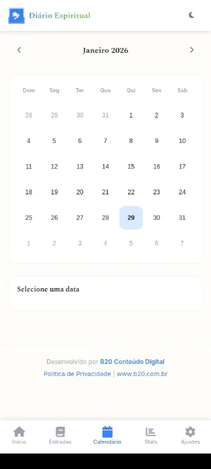 Diário Espiritual Screenshot 1