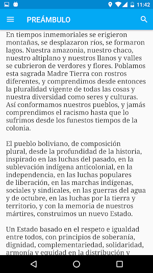 Constitución de Bolivia Screenshot 1
