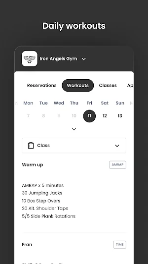 Iron Angels Gym Screenshot 3